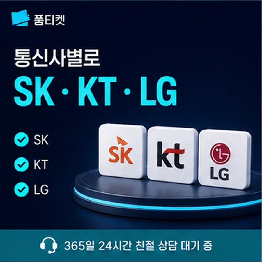 품티켓 SKT 소액결제 현금화 한도 점검 안내 이미지